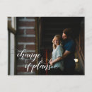 Search for change of plans postcards Postponement