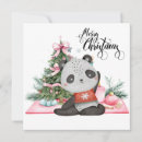Search for panda christmas cards Festive