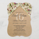 Search for foliage sweet 16 invitations Flowers