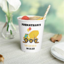 Search for construction paper cups Boys birthday