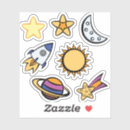 Search for white crescent moon stickers Baby