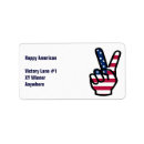 Search for old glory return address labels Stars and stripes