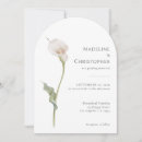 Search for calla lily wedding invitations Minimalist