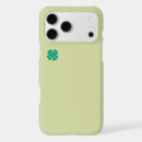 Search for luck of the irish iphone cases Four leaf clover
