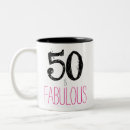 Search for fifty and fabulous mugs Birthday party