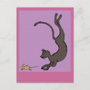 Search for cat and mouse postcards Cute