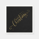 Search for black christmas napkins Classy