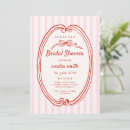 Search for pink stripe invitations Whimsical