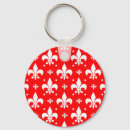 Search for fleur de lis rounded key rings Classic