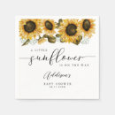 Search for sunflower napkins Rustic baby shower