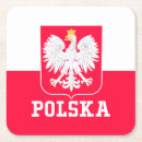 Search for polished coasters Flag of poland
