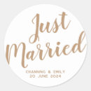 Search for just married stickers Simple
