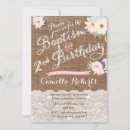 Search for shabby christening invitations Girl