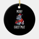 Search for rhino christmas tree decorations Santa claus