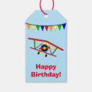 Search for airplane gift tags Boy