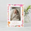 Search for date birth announcement cards Watercolor