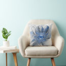 Search for blue white gray cushions For her