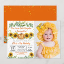 Search for pumpkins and sunflowers invitations Autumn