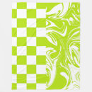 Search for lime green and white blankets Modern