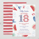Search for memorial day pool party invitations Patriotic