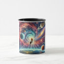 Search for floating in space mugs Universe