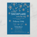 Search for snow 4x6 invitations Blue