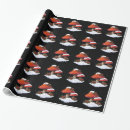 Search for mushroom christmas wrapping paper Holly