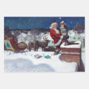 Search for chimney wrapping paper Santa claus