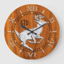 Search for deer clocks Wood grain