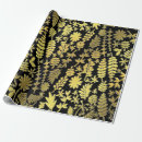 Search for black and silver christmas wrapping paper Vintage