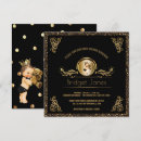Search for black prince baby shower invitations Gold