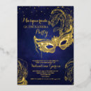 Search for masquerade quinceanera invitations Carnival sparkles