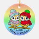 Search for owl christmas tree decorations Snowflakes