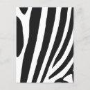 Search for zebra stripes postcards Black and white stripes
