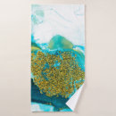 Search for gold glitter bath towels Blue
