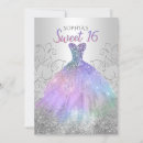 Search for iridescent birthday invitations Glitter