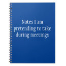 Search for funny meeting notebooks Humour