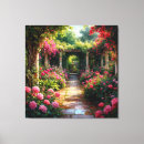 Search for garden path canvas prints Pathway