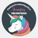 Search for cute rainbow unicorn stickers Unicorn baby shower