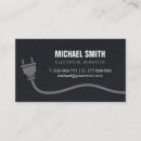 Search for electrical wiring business cards Contractor