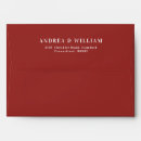 Search for red wedding envelopes Simple minimalist