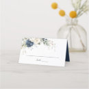 Search for blue and white place cards Editable