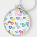 Search for heart pattern key rings Simple