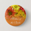 Search for orange daisy badges Red