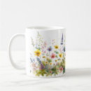 Search for yellow wildflower mugs Watercolor