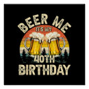 Search for 40th birthday posters Cheers to 40 years
