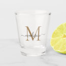 Search for monogram shot glasses Girly