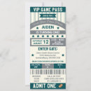 Search for football ticket birthday invitations Party