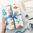 Search for ufo wrapping paper Rocket ship