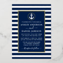 Search for navy blue gold white invitations Anchor